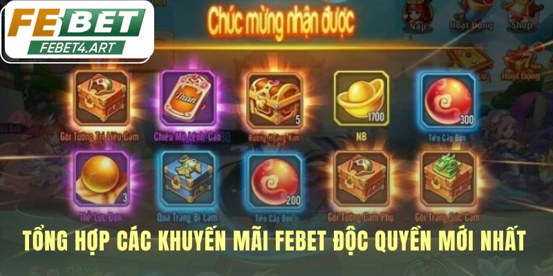 Hệ thống khuyến mãi febet đáp ứng mọi nhu cầu người chơi