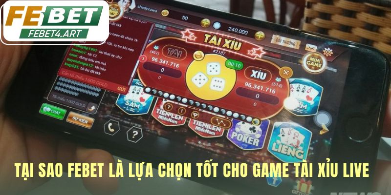 febet cung cấp nền tảng Tài xỉu livestream chuyên nghiệp
